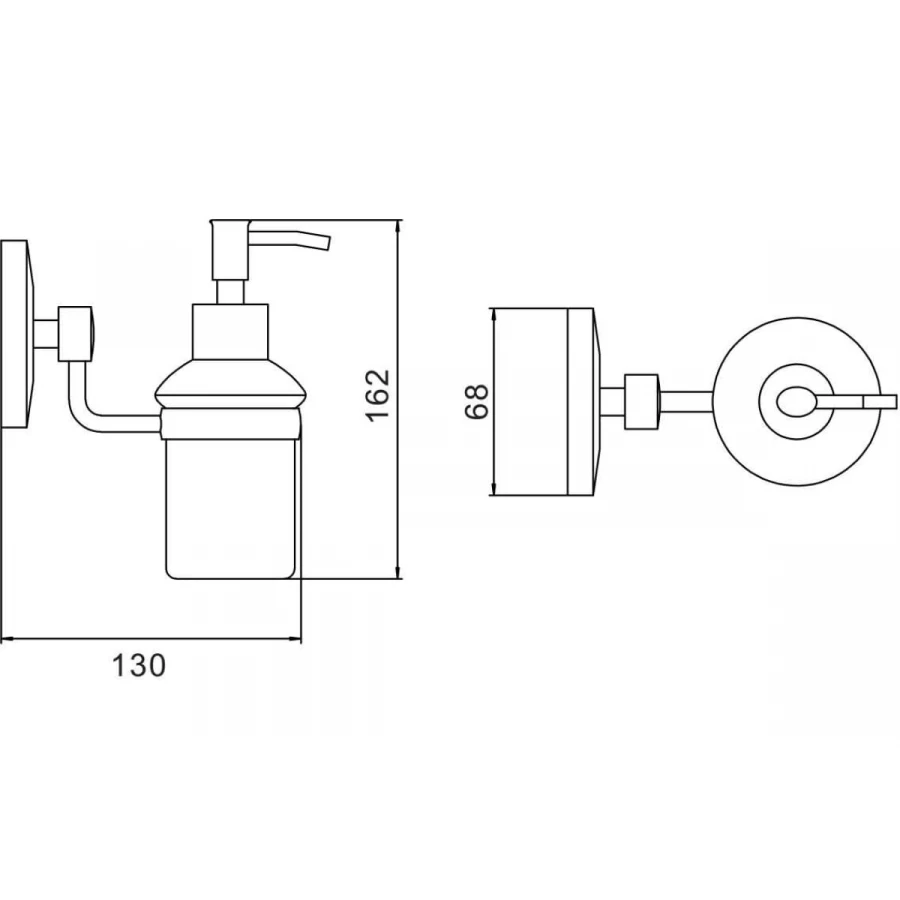Дозатор для жидкого мыла Savol серия 71 S-007131