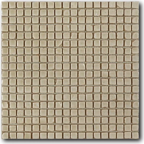 Мозаика из натурального камня Art&Natura Equilibrio сетка 15x15 глянцевая бежевая 004C 30х30 см