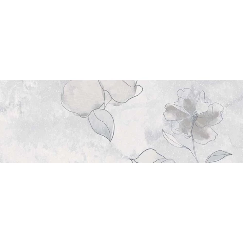 Плитка настенная El Molino Gabana Decor Perla матовая с блеском серая 90х30 см