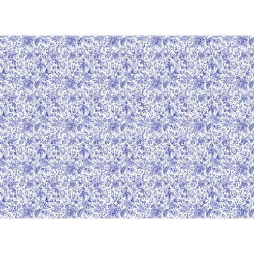 Обои флизелиновые Marburg Glööckler Pompöös Provence синие 35616 0,53х10,05 м