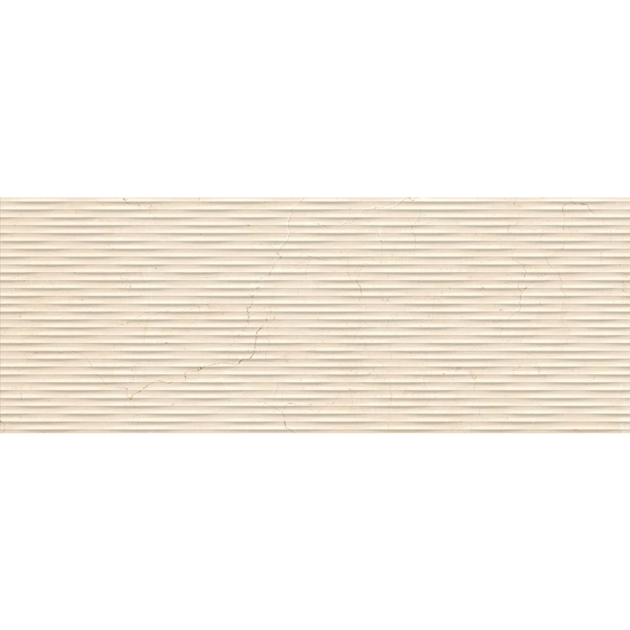 Плитка настенная Porcelanosa Мармол Срема Виа Марфил / Marmol Crema Via Marfil матовая бежевая 100381249 120х45 см