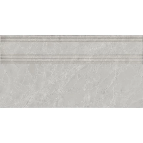 Плинтус Kerama Marazzi Риальто обрезной глянцевый серый светлый FME027R 40x20 см