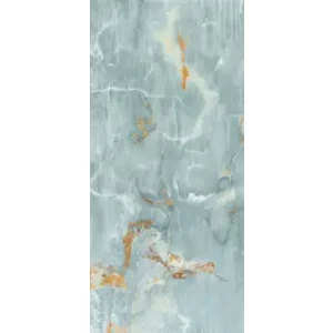 Керамогранит Imola Ceramica The Room BLU AQ6 278 LP глянцевый бирюзовый 278х120 см