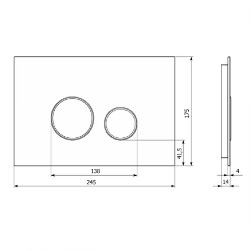 Каменная клавиша смыва Lavinia Boho RelFix 38050903, c антибактериальным покрытием SanitiZed, цвет statuary