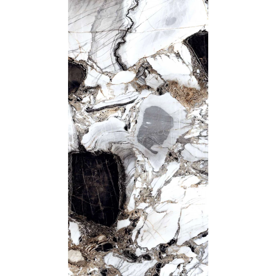 Керамогранит Arcadia Ceramica Grande Crystal High Gloss глянцевый белый HG2002-A 120х60 см