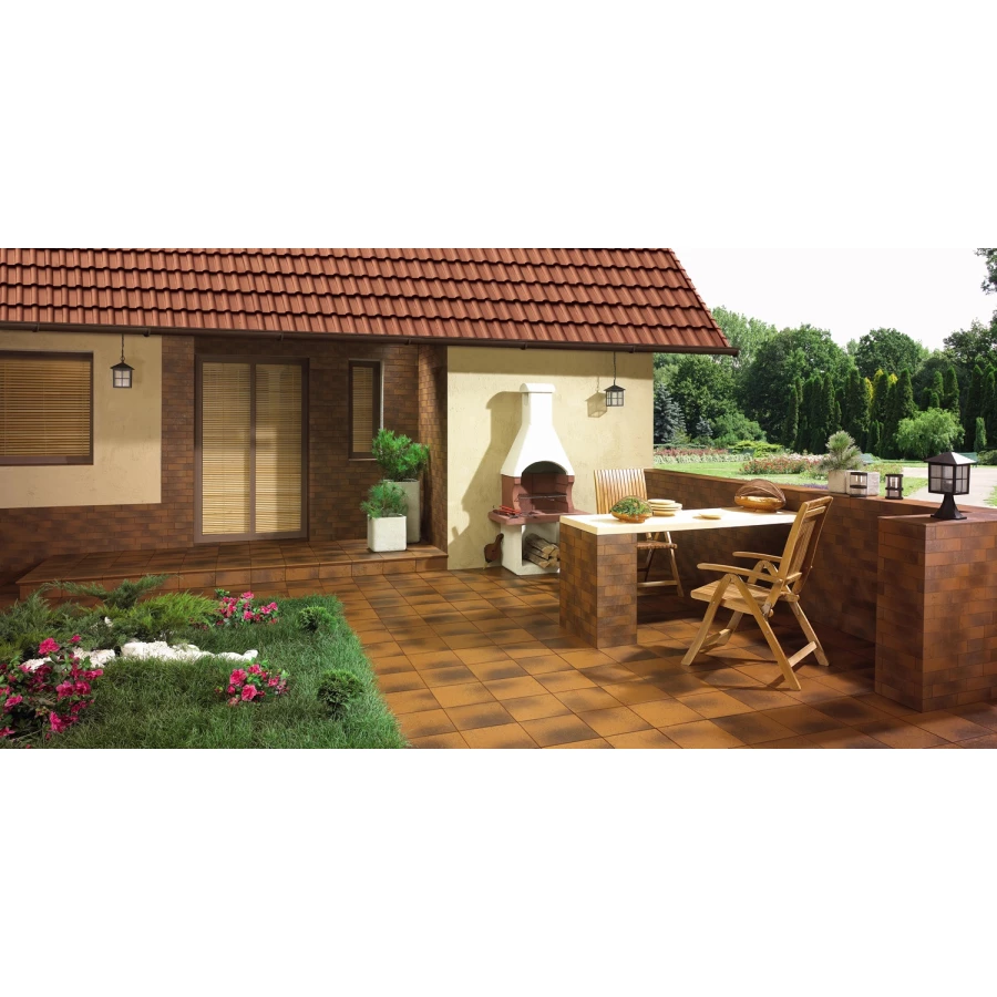 Плитка фасадная Paradyz Semir Beige elewacja 24,5x6,6 см