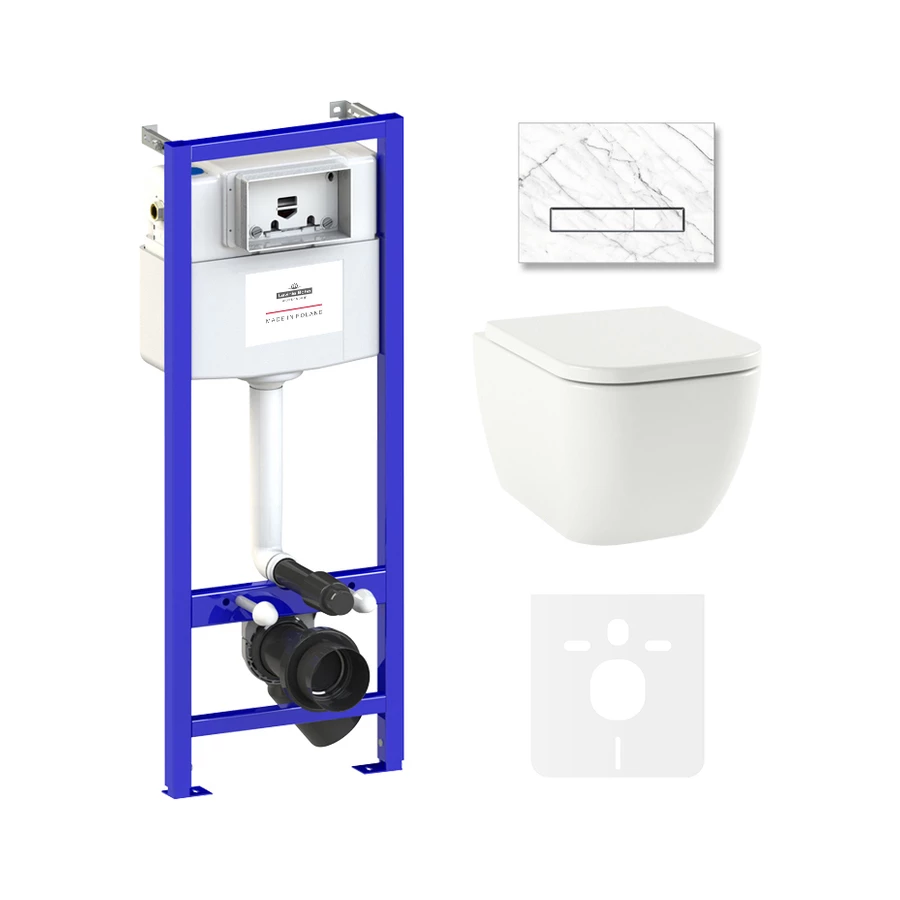 Унитаз Lavinia Boho Relfix One Compacto 75110084 (комплект 6 в 1)