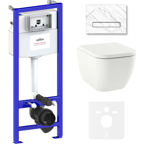 Унитаз Lavinia Boho Relfix One Compacto 75110084 (комплект 6 в 1)