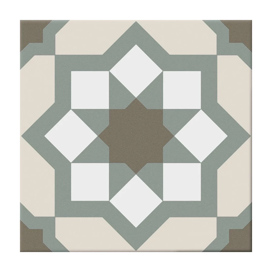 Керамогранит Cifre Hidra Capri Warm матовый зеленый CFR000070 20х20 см