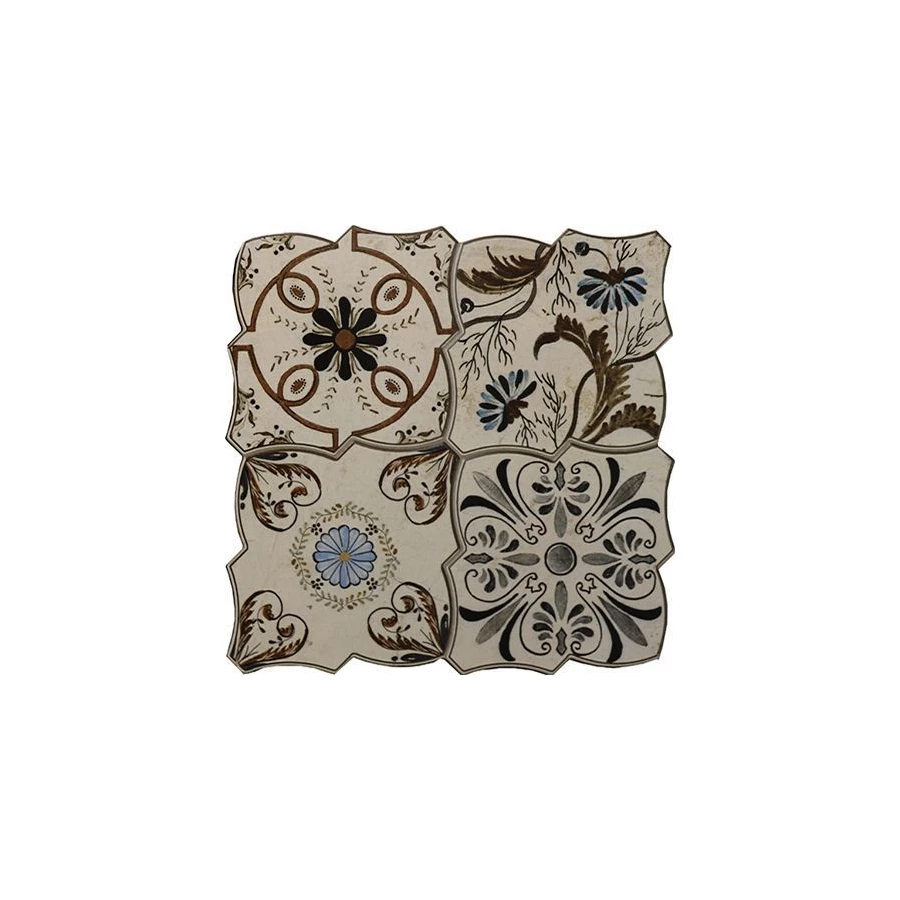 Керамогранит Cristacer Pav. Carnaby decor silver серый 45х45 см