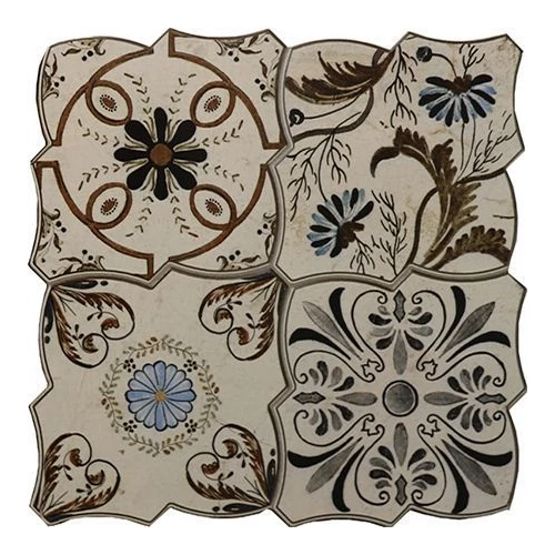 Керамогранит Cristacer Pav. Carnaby decor silver серый 45х45 см