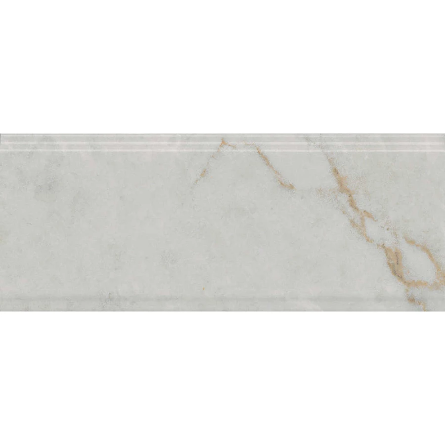 Бордюр Kerama Marazzi Серенада белый глянцевый обрезной BDA025R 30x12 см