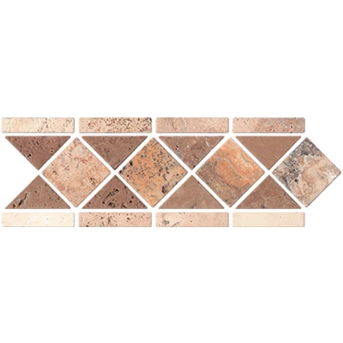 Декор Stone4Home Alpes натуральный травертин Decor 30,5х10 см