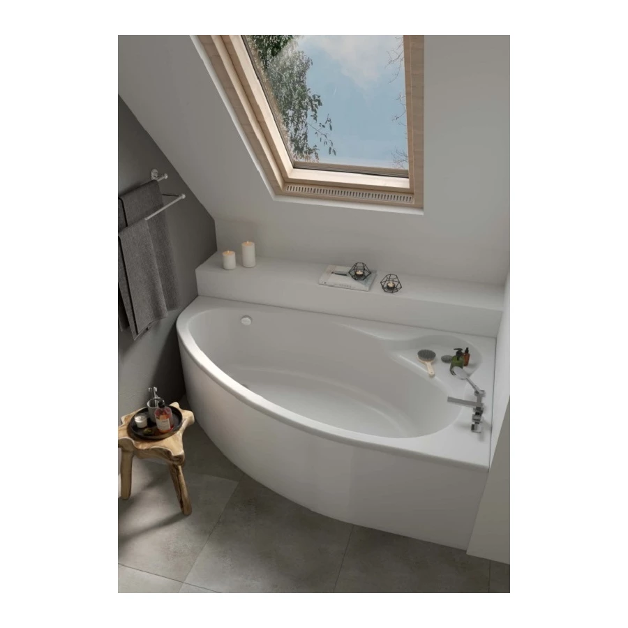 Ванна акриловая Santek Эдера правосторонняя белая 1.WH50.1.663 170х100 см