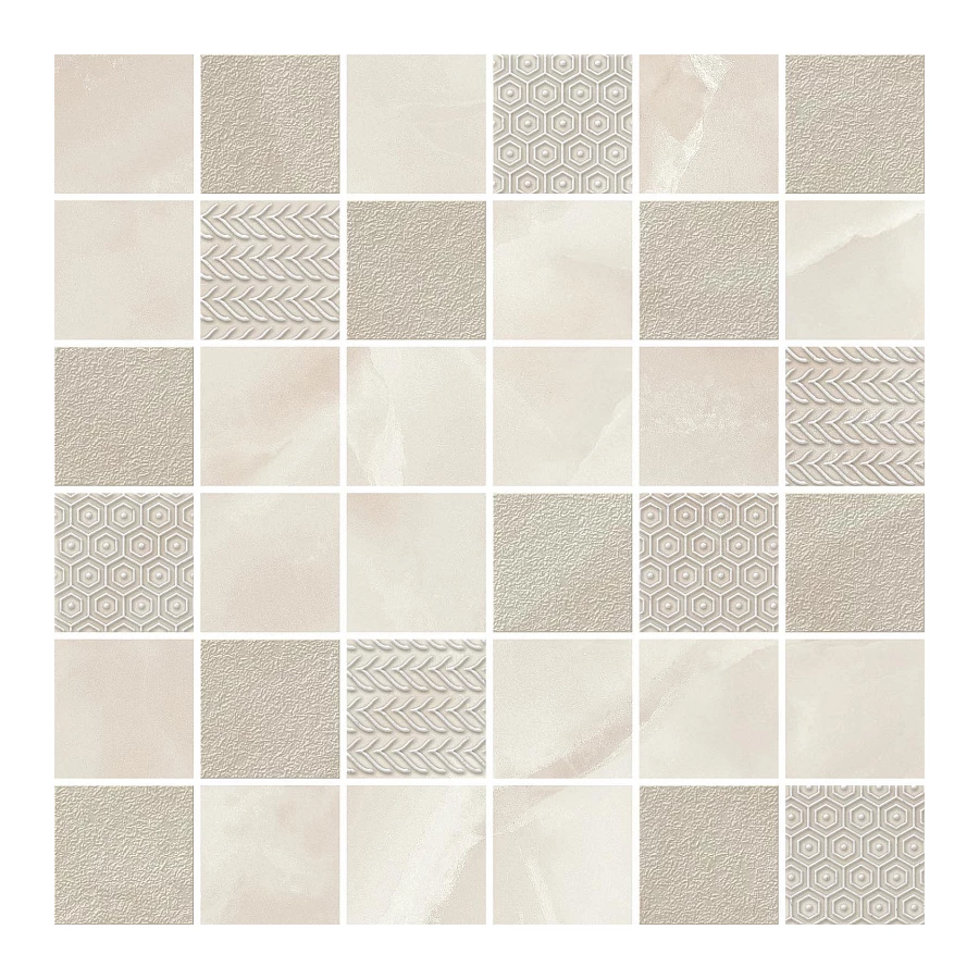 Мозаика Kerlife Onice Perla Mosaic серый 30х30 см