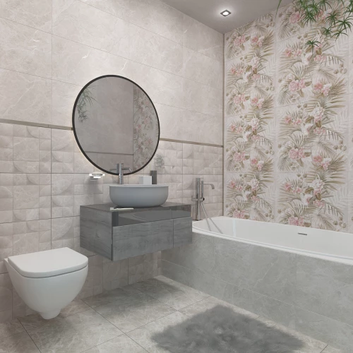 Плитка настенная Kerlife Livorno Fiori 1 матовая многоцветная 1,79 м2 63х31,5 см