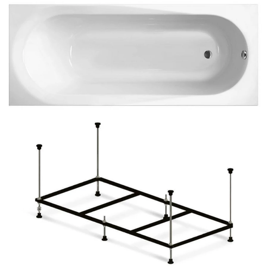 Акриловая ванна Lavinia Boho Biore S1-35010070 универсальная (комплект 2 в 1) 170x70 см