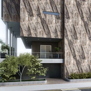 Керамогранит Neodom Titanium Amadeus Polished глянцевый коричневый N20341 280х120 см