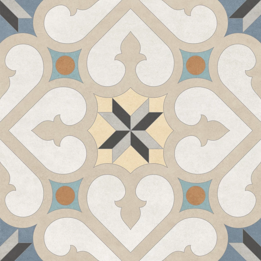 Керамогранит New Trend Design Art Mix 3 матовый многоцветный GP2020DMX11 20х20 см