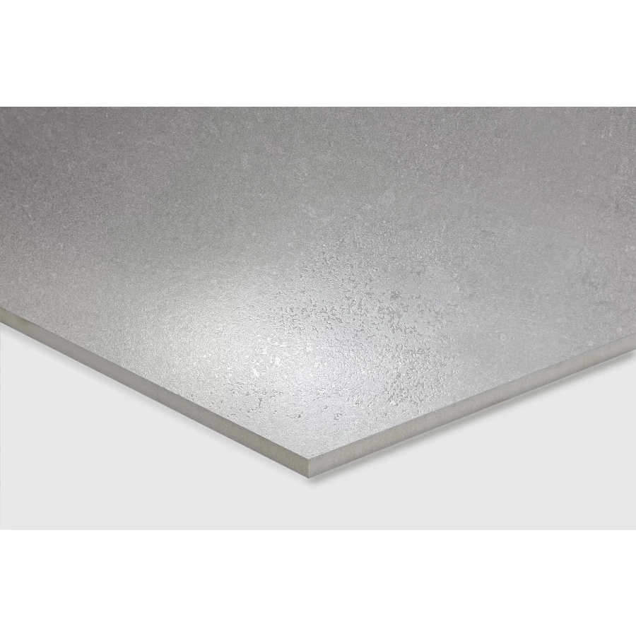 Керамогранит Creanza Canvas Silver Grey Matt Glossy матовый с глянцевым эффектом светло-серый CZ-GL02-B 160х80 см