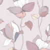 Обои флизелиновые Marburg Flora сиреневые 47474 0,53х10,05 м