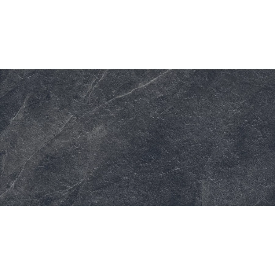 Керамогранит Kerlife Livon Morion Charcoal Structure матовый черный 120x60 см