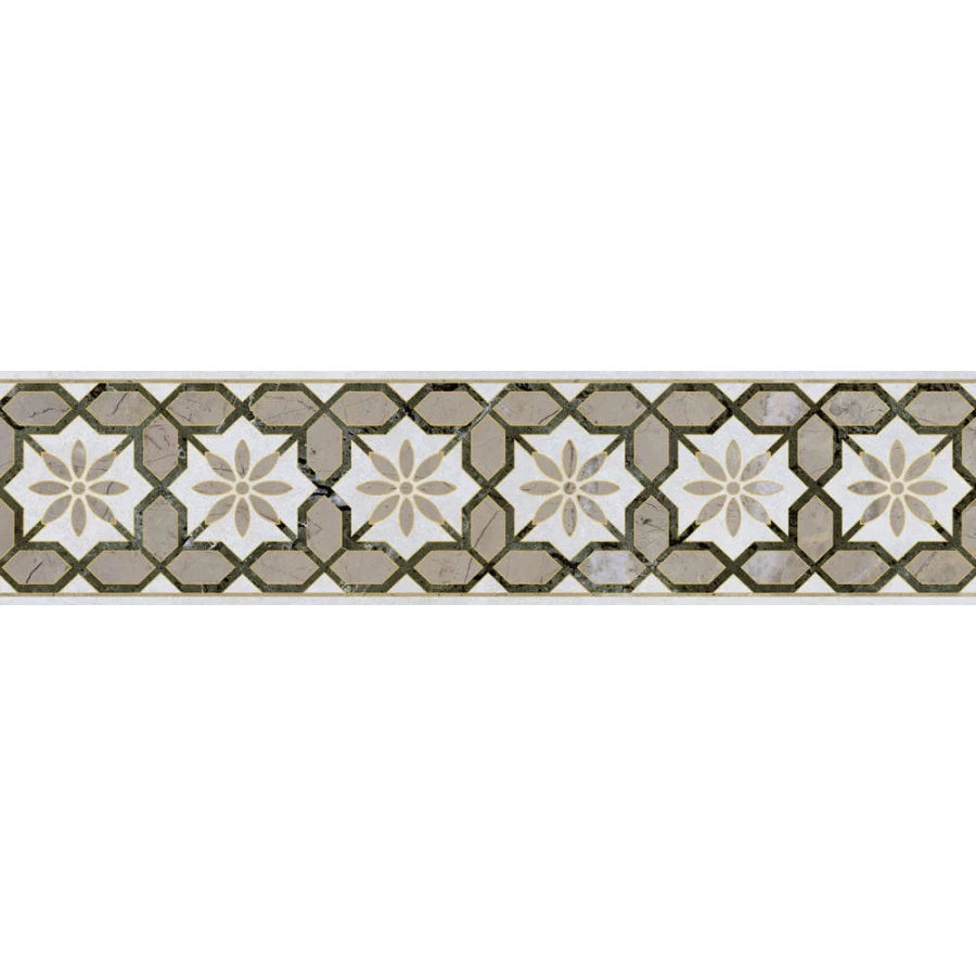 Бордюр 5 Kerama Marazzi Серенада глянцевый обрезной VT\A575\11000R 30x7,2 см