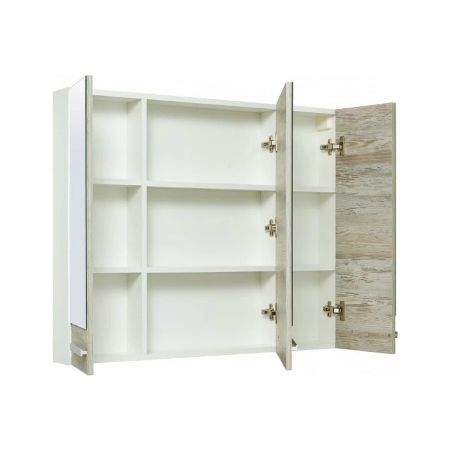 Зеркальный шкаф Runo Вудлайн 100 00-00001008 100x75 см