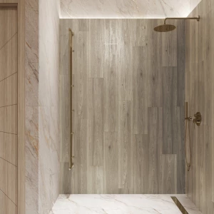 Керамогранит Creanza Mordic Wood Ash матовый бежевый CW-RT15-B 120х20 см