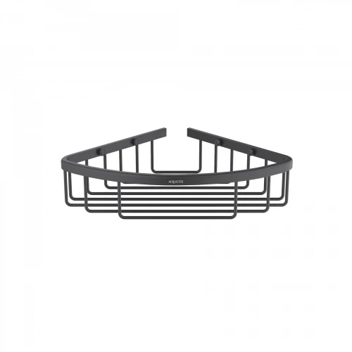 Угловая полка Aquatek матовый черный AQ4906MB