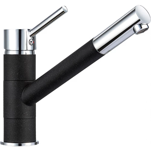 Смеситель для кухни Granula 0010 чёрный