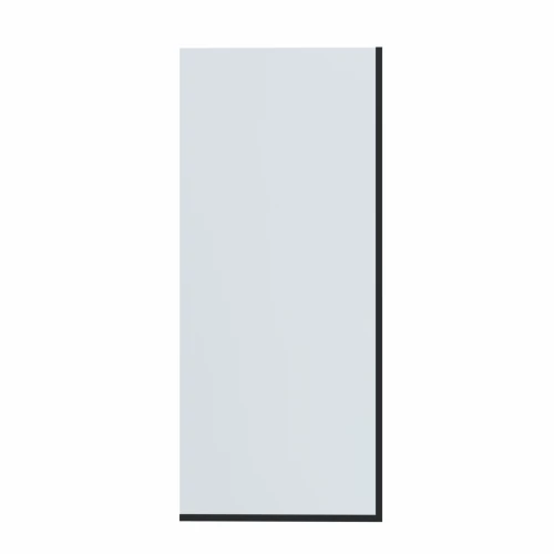 Шторка на ванну Mebelvann прозрачное стекло черный матовый BEN_402_BL_C_1400x900 140х90 см