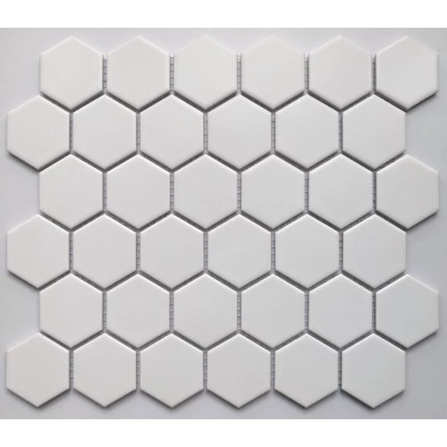 Мозаика Bonaparte Керамогранитная мозаика Nakama white 51х51 матовая белая 32,5х28,1 см