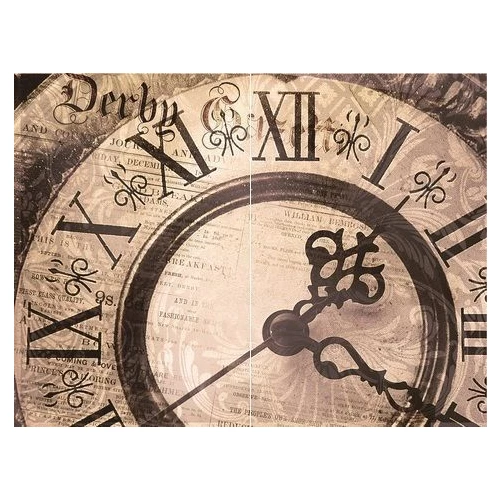 Панно Дельта Керамика Clock из 2-х плиток P2-2D176 40х30 см