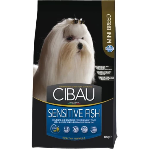 Корм для собак мелких пород Cibau Sensitive Mini с рыбой 800 г 