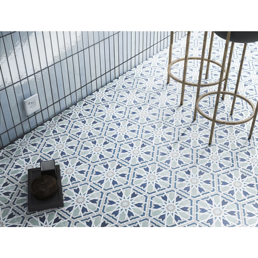 Керамогранит Monopole Radiant Blue 24x20 см