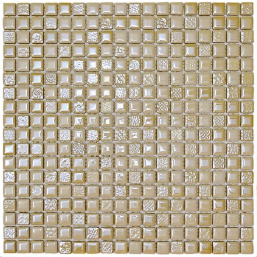 Мозаика Bonaparte Керамическая мозаика Sahara 15х15 матовая бежевая 30х30 см