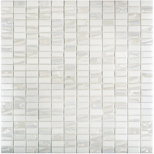 Стеклянная мозаика Vidrepur Bijou white 31,7х31,7 см