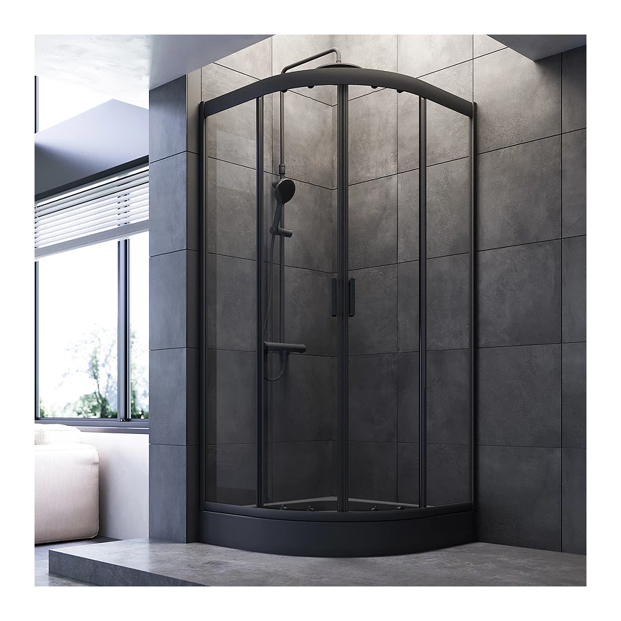 Душевое ограждение Am Pm Gem без поддона W90G-401-090BT 90х90 см