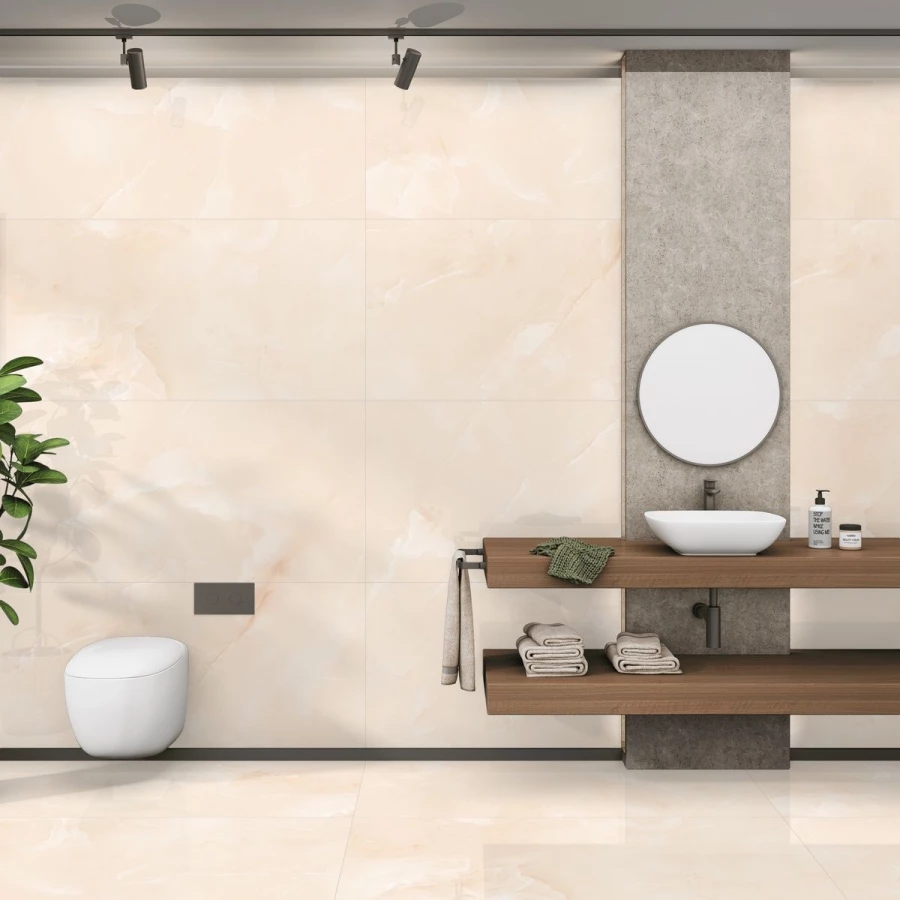 Керамогранит Neodom Onyx Jennifer Crema Polished бежевый N20521 120х60 см