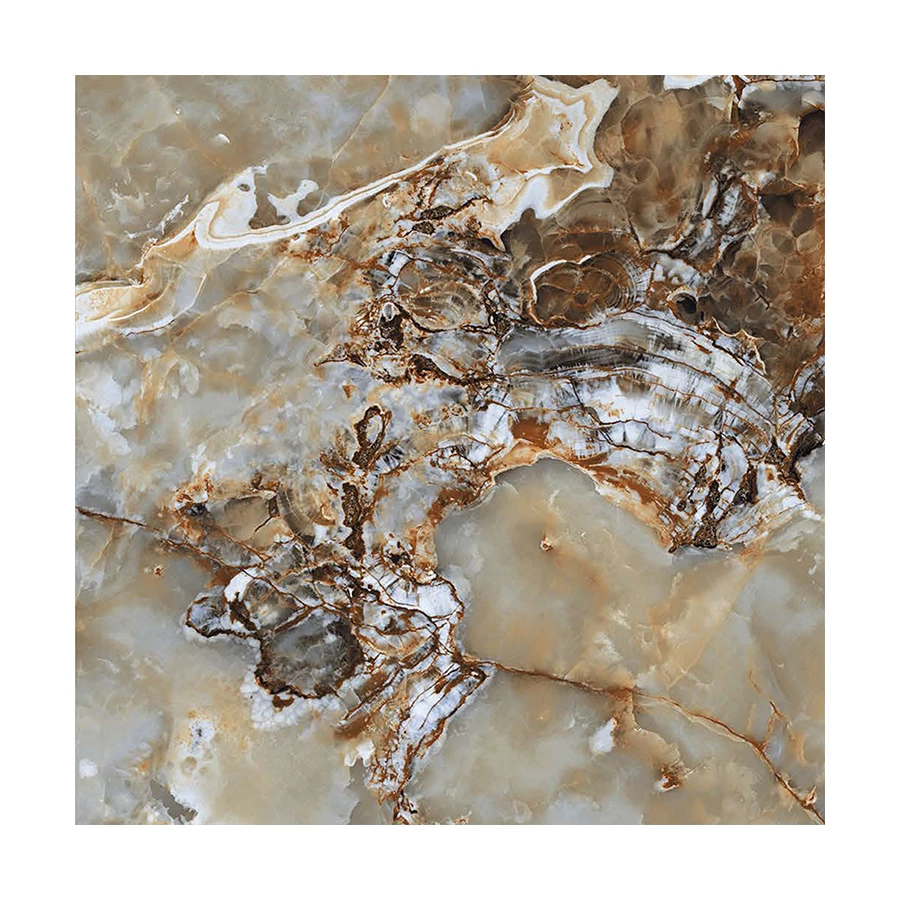 Керамогранит ITC ceramic Agyaro Verde HG Sugar коричневый 60x60 см