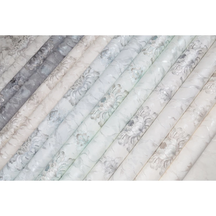 Обои флизелиновые Palitra Life Bergamo Палитра бирюзовые PL72288-16 1,06х10,05 м