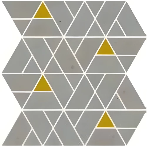 Керамогранит Italon Авангард Мозаика Айрон / Avantgarde Mosaico Iron матовый золотистый 620110000241 30,9х30,7 см