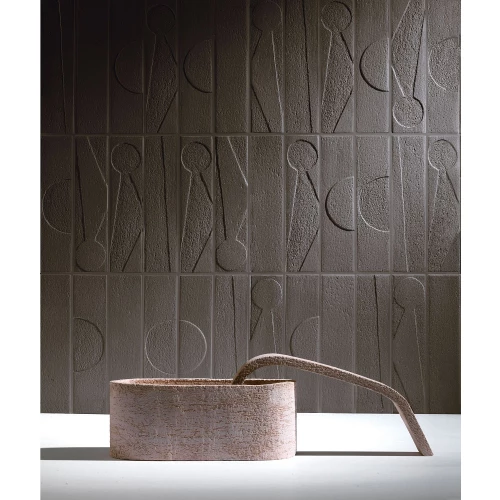 Керамогранит Settecento Koine Fondo Terra матовый коричневый 118618 18,6х4,5 см