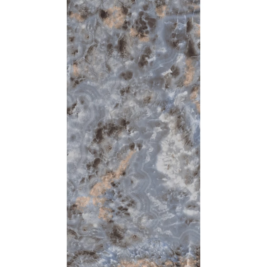 Керамогранит Seratonia Glossy Ocean Blue Dark темно-голубой 120х60 см