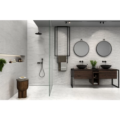 Плитка настенная Emigres Cintia Dec Blanco 75х25 см