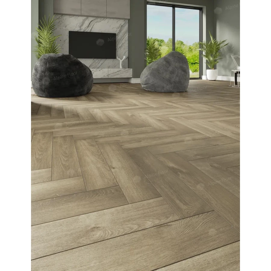 Ламинат Alpine Floor Parquet Premium Дуб Натуральный Отбеленный ECO 19-5 43 класс 8 мм 0,75 кв.м.