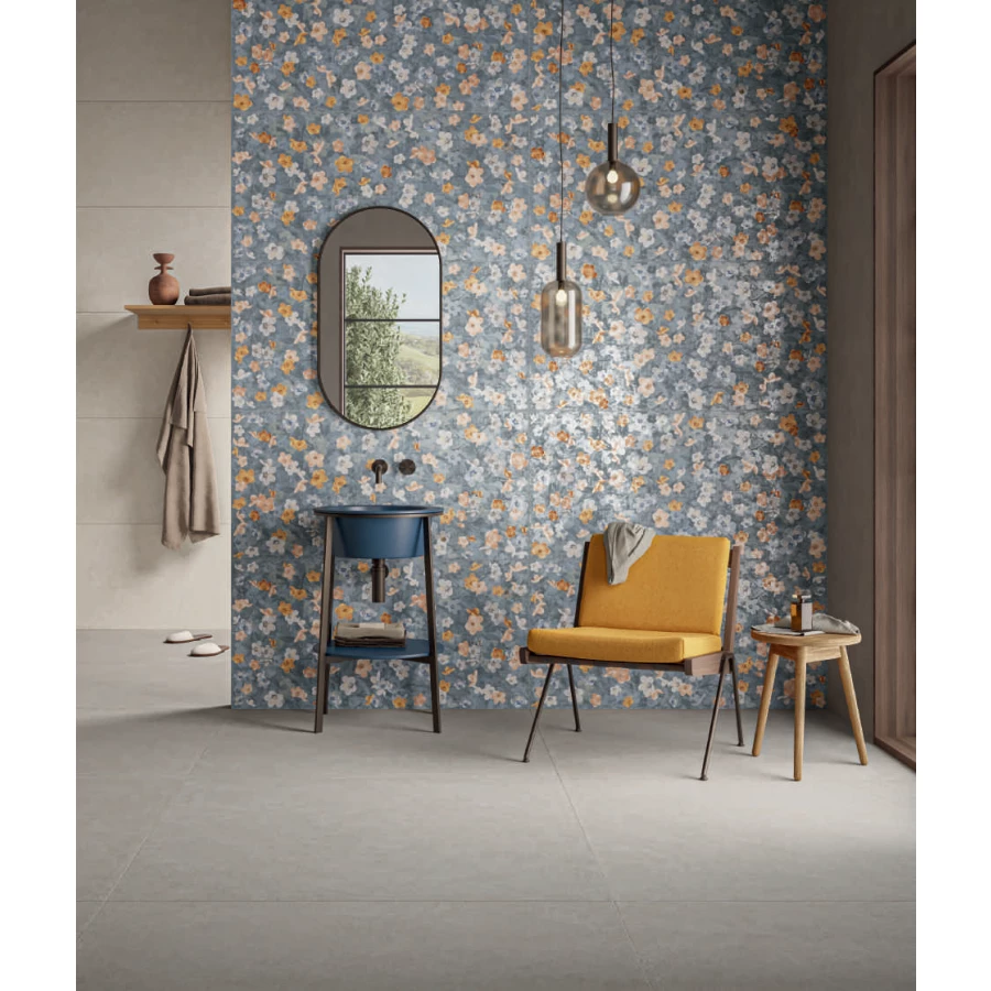 Керамогранит Ceramiche Piemme Homey Bloom Blue Nat Ret 05275 120х60 см