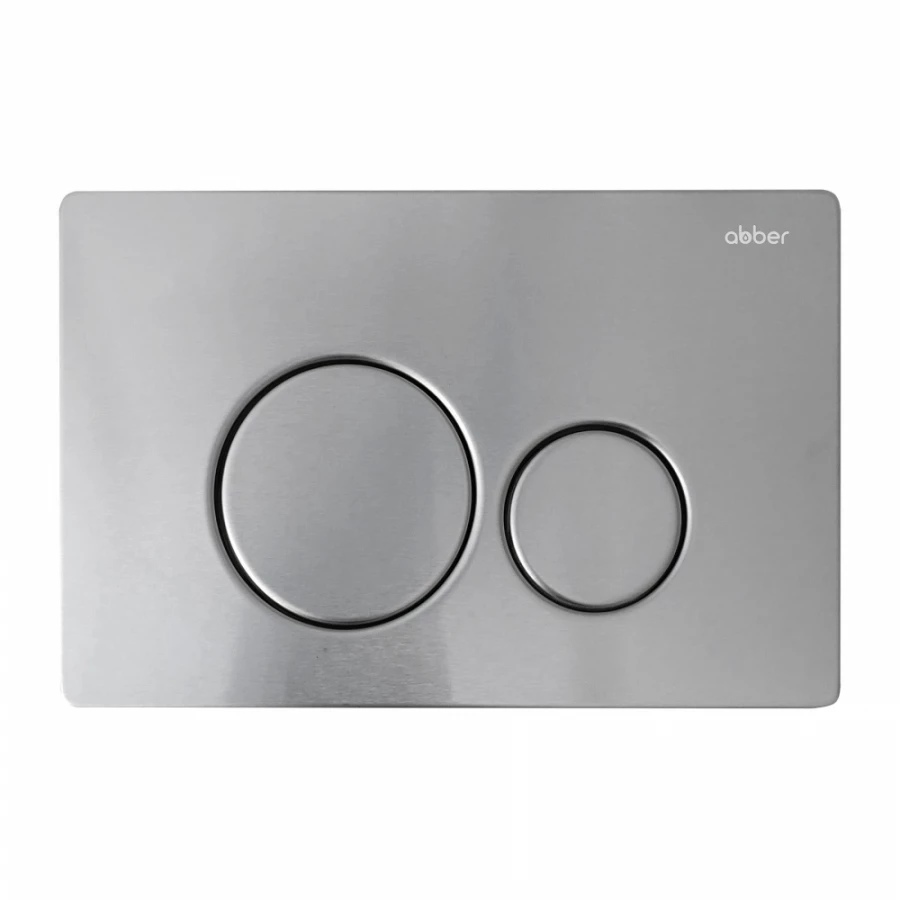 Кнопка смыва Abber матовый хром AC0121MCH