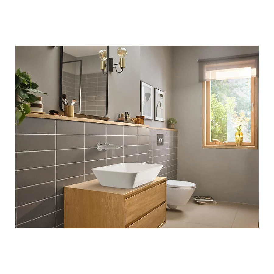 Смеситель для раковины Hansgrohe Rebris E внешняя часть хром 72568000